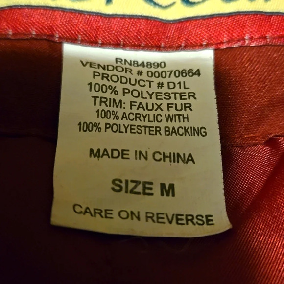 Tudor Court Warm Winter Filled Jacket Burgundy 4-pocket Snap Zip Women size M - Picture 10 of 14